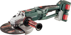 Metabo - 9" Wheel Diam, 6,600 RPM, Cordless Angle & Disc Grinder - 5/8-11 Spindle - Benchmark Tooling