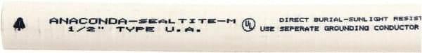 Anaconda Sealtite - 1/2" Trade Size, 1,000' Long, Flexible Liquidtight Conduit - Galvanized Steel & PVC, 12.7mm ID - Benchmark Tooling