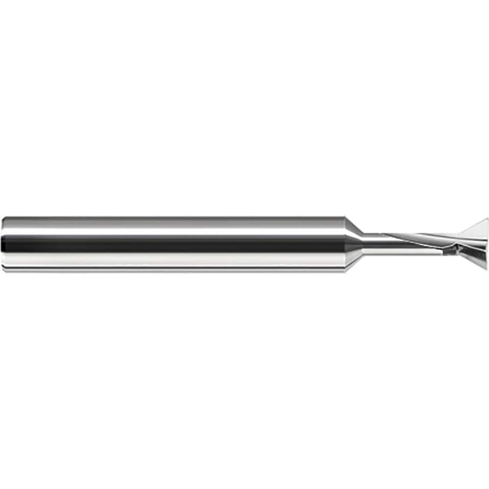 Harvey Tool - 10° 1/2" Cut Diam, 5/8" Cut Width, Solid Carbide Dovetail Cutter - Exact Industrial Supply