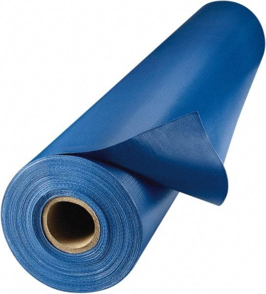 Steiner - 72" Wide Vinyl Laminated Polyester Welding Curtain - Blue - Benchmark Tooling