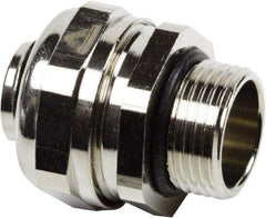 Anaconda Sealtite - 3/8" Trade, 316 Stainless Steel Threaded Straight Liquidtight Conduit Connector - Partially Insulated - Benchmark Tooling