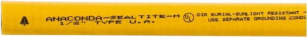 Anaconda Sealtite - 3/4" Trade Size, 500' Long, Flexible Liquidtight Conduit - Galvanized Steel & PVC, 19.05mm ID - Benchmark Tooling