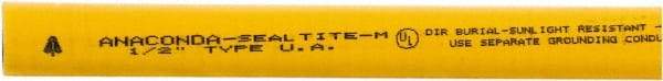 Anaconda Sealtite - 3/4" Trade Size, 1,000' Long, Flexible Liquidtight Conduit - Galvanized Steel & PVC, 19.05mm ID - Benchmark Tooling