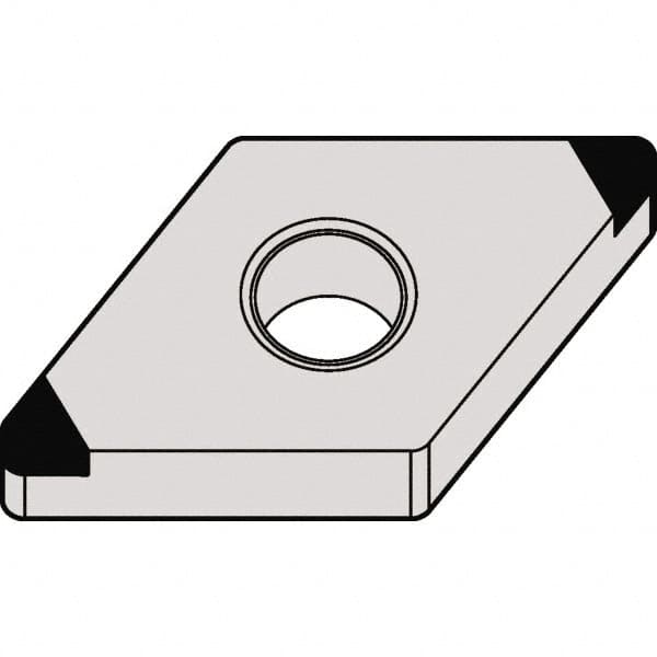 Kennametal - DNGA433 MT Grade KBH10 CBN Turning Insert - 55° Diamond, 1/2" Inscr Circle, 3/16" Thick, 3/64" Corner Radius - Benchmark Tooling