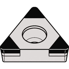 Kennametal - TCGW21.51 MT Grade KBH10 CBN Turning Insert - 60° Triangle, 1/4" Inscr Circle, 3/32" Thick, 1/64" Corner Radius - Benchmark Tooling