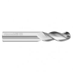 7mm x 15mm x 64mm 3 Flute Ball Nose AlumaMill G3 End Mill- Series 3833SD - Benchmark Tooling