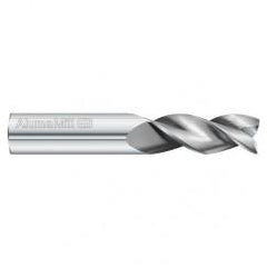 10mm Dia. x 64mm Overall Length 3-Flute Square End Solid Carbide SE End Mill-Round Shank-Center Cut-Uncoated - Benchmark Tooling