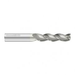 5/8 Dia. x 5 Overall Length 3-Flute Square End Solid Carbide SE End Mill-Round Shank-Center Cut-FC5 - Benchmark Tooling