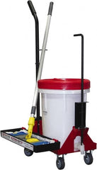 Fas-trak - Janitor Carts & Caddies Type: Floor Finisher Tool Cart Material: HDPE Plastic; Metal - Benchmark Tooling