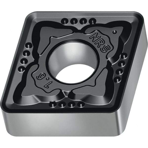 Walter - CNMG NRS Grade WSM20S Turning Insert - TiAlN+Al2O3+(Al) Finish, 80° Rhombic, 12.7mm Inscr Circle, 4.76mm Thick, 1.2mm Corner Radius - Benchmark Tooling