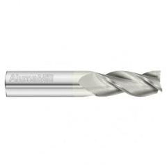 3/4 Dia. x 4 Overall Length 3-Flute Square End Solid Carbide SE End Mill-Round Shank-Center Cut-FC19 - Benchmark Tooling