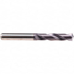 Emuge - 3.35mm 140° Spiral Flute Solid Carbide Screw Machine Drill Bit - Benchmark Tooling