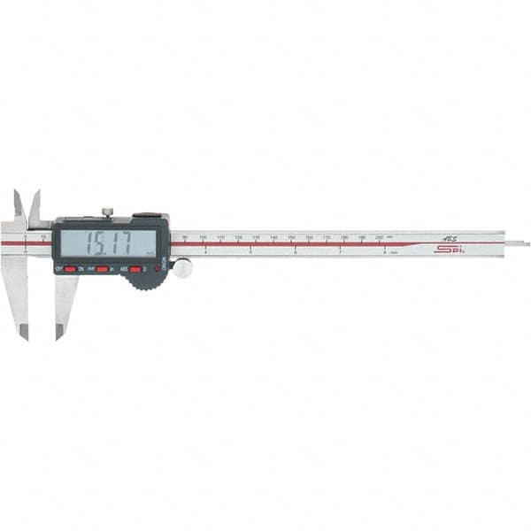 SPI - 0 to 200mm Range, 0.01mm Resolution, Electronic Caliper - Stainless Steel with 50mm Stainless Steel Jaws, 0.03mm Accuracy, Micro USB Output - Benchmark Tooling