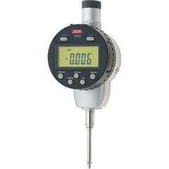 SPI - 0 to 1" Range, 0.00005" Graduation, Electronic Drop Inidicator - Flat & Lug Back, 0.0002" Accuracy, Digital Display, Inch & Metric - Benchmark Tooling