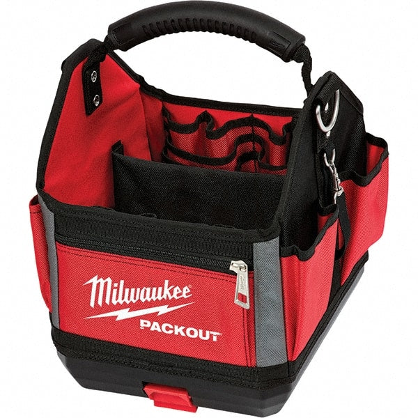 Milwaukee Tool - PACKOUT 28 Pocket, Ballistic Polyester, Red/Black Tote - Benchmark Tooling