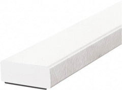 PRO-SAFE - 39" Long, Polyurethane Foam Type D Surface Guard - White, 1" High x 2" Wide Side - Benchmark Tooling