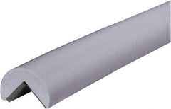 PRO-SAFE - 39" Long, Polyurethane Foam Type A Corner Guard - White, 1" High x 2" Wide Side - Benchmark Tooling