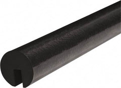 PRO-SAFE - 39" Long, Polyurethane Foam Type B+ Edge Guard - Black, 1" High x 2" Wide Side - Benchmark Tooling