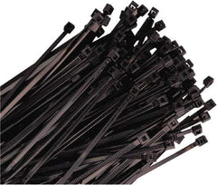 Triton - 36" Long Black Nylon Standard Cable Tie - 175 Lb Tensile Strength, 11" Max Bundle Diam - Benchmark Tooling
