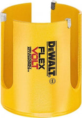 DeWALT - 2-1/8" Diam, 2" Cutting Depth, Hole Saw - Carbide-Tipped Saw, Toothed Edge - Benchmark Tooling