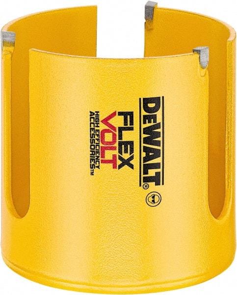 DeWALT - 2-1/4" Diam, 2" Cutting Depth, Hole Saw - Carbide-Tipped Saw, Toothed Edge - Benchmark Tooling