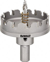 DeWALT - 2-1/2" Diam, 1/4" Cutting Depth, Hole Saw - Carbide-Tipped Saw, Toothed Edge - Benchmark Tooling