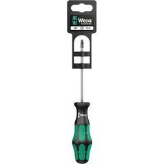 Wera - T25 Torx Driver - 4" Blade Length, 10-1/8" OAL, Ergonomic Handle, Chrome Plated Steel - Benchmark Tooling