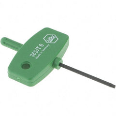 Wiha - T6 Torx Key - Wing Handle, 35mm Length Under Head, 2.7" OAL - Benchmark Tooling