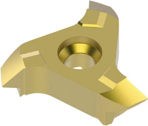 Seco - R335.14177, Internal UN 60° Threading Insert - 20 TPI Ext Pitch, 20 TPI Int Pitch, Neutral Insert, TiAlN/TiN Finish, Carbide - Benchmark Tooling