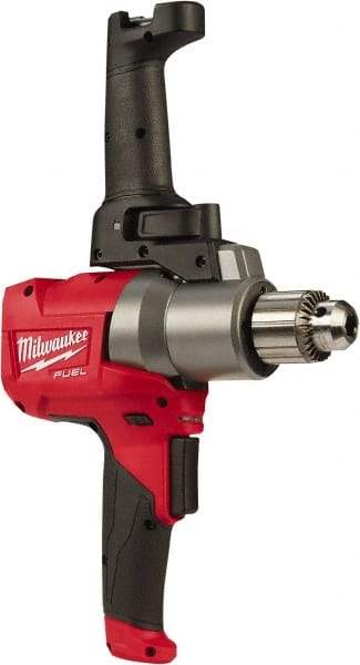 Milwaukee Tool - 18 Volt 1/2" Chuck Pistol Grip Handle Cordless Drill - 0-550 RPM, Keyed Chuck, Reversible, Lithium-Ion Batteries Not Included - Benchmark Tooling