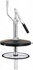 lumax - Grease Lubrication Aluminum & Steel Lever Hand Pump - For 100 to 120 Lb Container - Benchmark Tooling