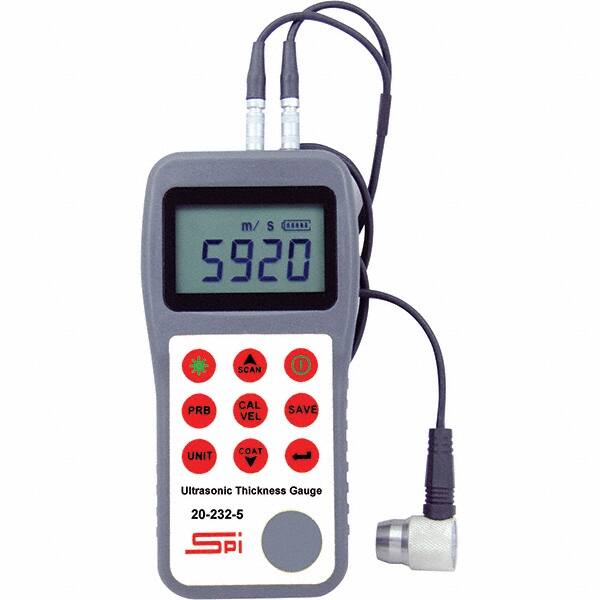 SPI - Electronic Thickness Gages Minimum Measurement (Decimal Inch): 0.0250 Maximum Measurement (Decimal Inch): 23.6200 - Benchmark Tooling