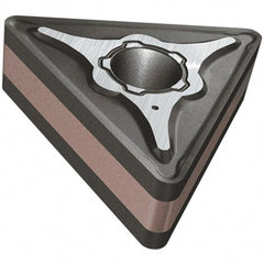 Iscar - TNMG432 M3M Grade IC6025 Carbide Turning Insert - TiCN/Al2O3/TiN Finish, 60° Triangle, 1/2" Inscr Circle, 3/16" Thick, 1/32" Corner Radius - Benchmark Tooling