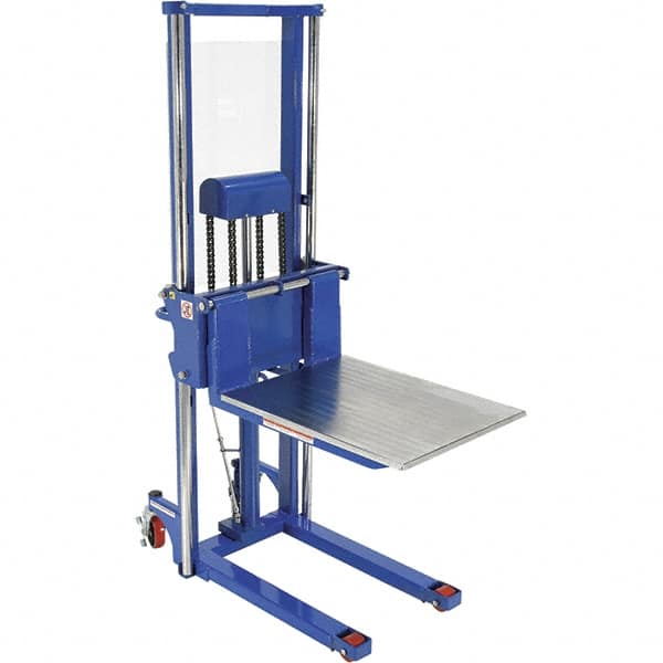 Vestil - 1,500 Lb Capacity, 63" Lift Height, Portable Workstation Manually Operated Lift - Benchmark Tooling