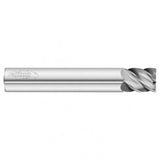 20mm Dia. x 105mm Overall Length 5-Flute Square End Solid Carbide SE End Mill-Round Shank-Center Cut-Uncoated