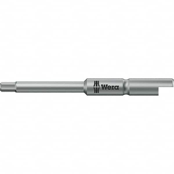 Wera - 2mm Hex Screwdriver Bit - 1/4" Drive, 44mm OAL - Benchmark Tooling