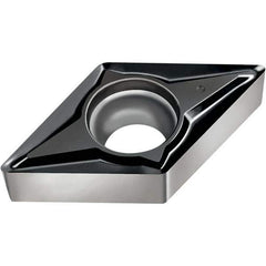 Walter - DCGT FM2 Grade WSM20S Turning Insert - TiAlN+Al2O3+(Al) Finish, 55° Rhombic, 9.53mm Inscr Circle, 3.97mm Thick, 0.4mm Corner Radius - Benchmark Tooling