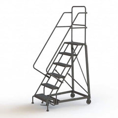 TRI-ARC - Rolling & Wall Mounted Ladders & Platforms Type: Rolling Warehouse Ladder Style: Rolling Safety Ladder - Benchmark Tooling