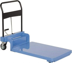 Vestil - 900 Lb Capacity Manual Scissor Lift - 3-1/2" to 24" Lift Height, 35-5/8" Platform Length x 23-3/4" Platform Width - Benchmark Tooling