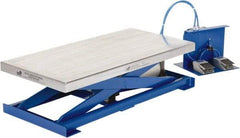 Vestil - 200 Lb Capacity Manual Scissor Lift - 11-1/4" to 29-1/2" Lift Height, 39-1/2" Platform Length x 19-1/2" Platform Width - Benchmark Tooling