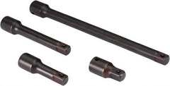 Proto - 1/2" Drive Socket Impact Locking Extension Set - 4 Pieces, Includes 2, 3, 5, 10" Lengths - Benchmark Tooling