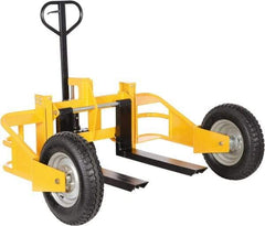 Vestil - 2,500 Lb Capacity, 9" Lift Industrial Pallet Truck - 3" Min Lift Height, 32" Fork Length x 4-3/4" Fork Width, 64" Overall Width - Benchmark Tooling