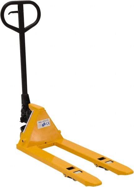 Vestil - 1,100 Lb Capacity, 6" Lift Mini Hand Pallet Truck - 2-3/8" Min Lift Height, 32" Fork Length x 4" Fork Width, 15" Overall Width - Benchmark Tooling