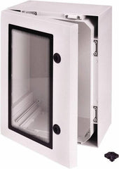 Fibox - Polycarbonate Standard Enclosure Hinge Cover - NEMA 4, 4X, 5.91" Wide x 11.81" High x 15.75" Deep, Impact Resistant - Benchmark Tooling