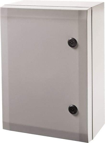 Fibox - Polycarbonate Standard Enclosure Hinge Cover - NEMA 4, 4X, 8.27" Wide x 11.81" High x 15.75" Deep, Impact Resistant - Benchmark Tooling