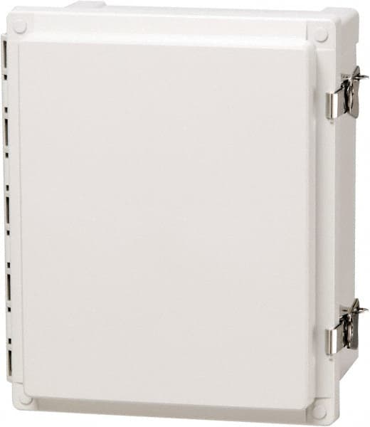 Fibox - Polycarbonate Standard Enclosure Hinge Cover - NEMA 4, 4X, 6, 6P, 12, 13, 20" Wide x 24" High x 8" Deep, Impact, Moisture & Corrosion Resistant, Dirt-tight & Dust-tight - Benchmark Tooling