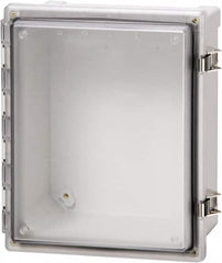 Fibox - Polycarbonate Standard Enclosure Hinge Cover - NEMA 4, 4X, 6, 6P, 12, 13, 8" Wide x 10" High x 6" Deep, Impact, Moisture & Corrosion Resistant, Dirt-tight & Dust-tight - Benchmark Tooling