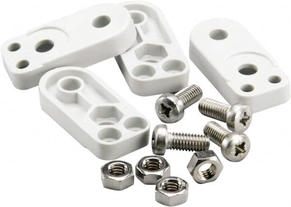 Fibox - Electrical Enclosure Polycarbonate Mounting Foot Kit - For Use with SOLID - Benchmark Tooling