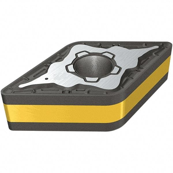 Iscar - DNMG443 M3P Grade IC807 Carbide Turning Insert - TiAlN/TiN Finish, 55° Diamond, 12.7mm Inscr Circle, 6.35mm Thick, 1.2mm Corner Radius - Benchmark Tooling