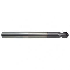 10mm Dia. - 120mm OAL 2 FL 30 Helix Firex Carbide Ball Nose End Mill - Benchmark Tooling